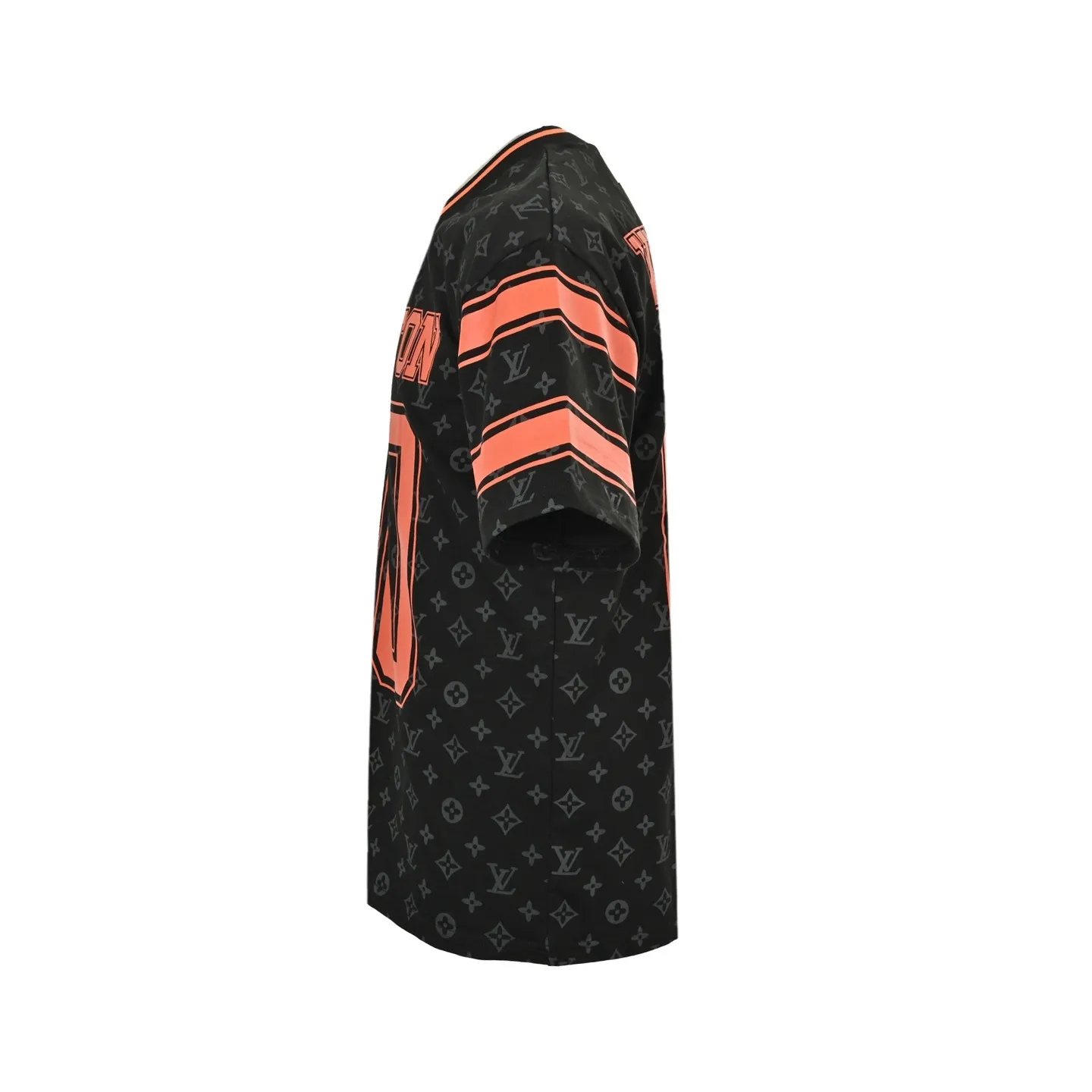 Louis Vuitton/Louis Vuitton 25ss No. 00 Orange letter print short sleeves